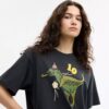 T-shirt dal taglio morbido "Rexy 10th Birthday" in cotone biologico