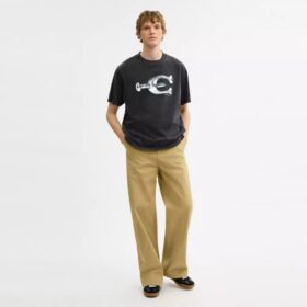 T-shirt dalla vestibilità comoda in cotone biologico