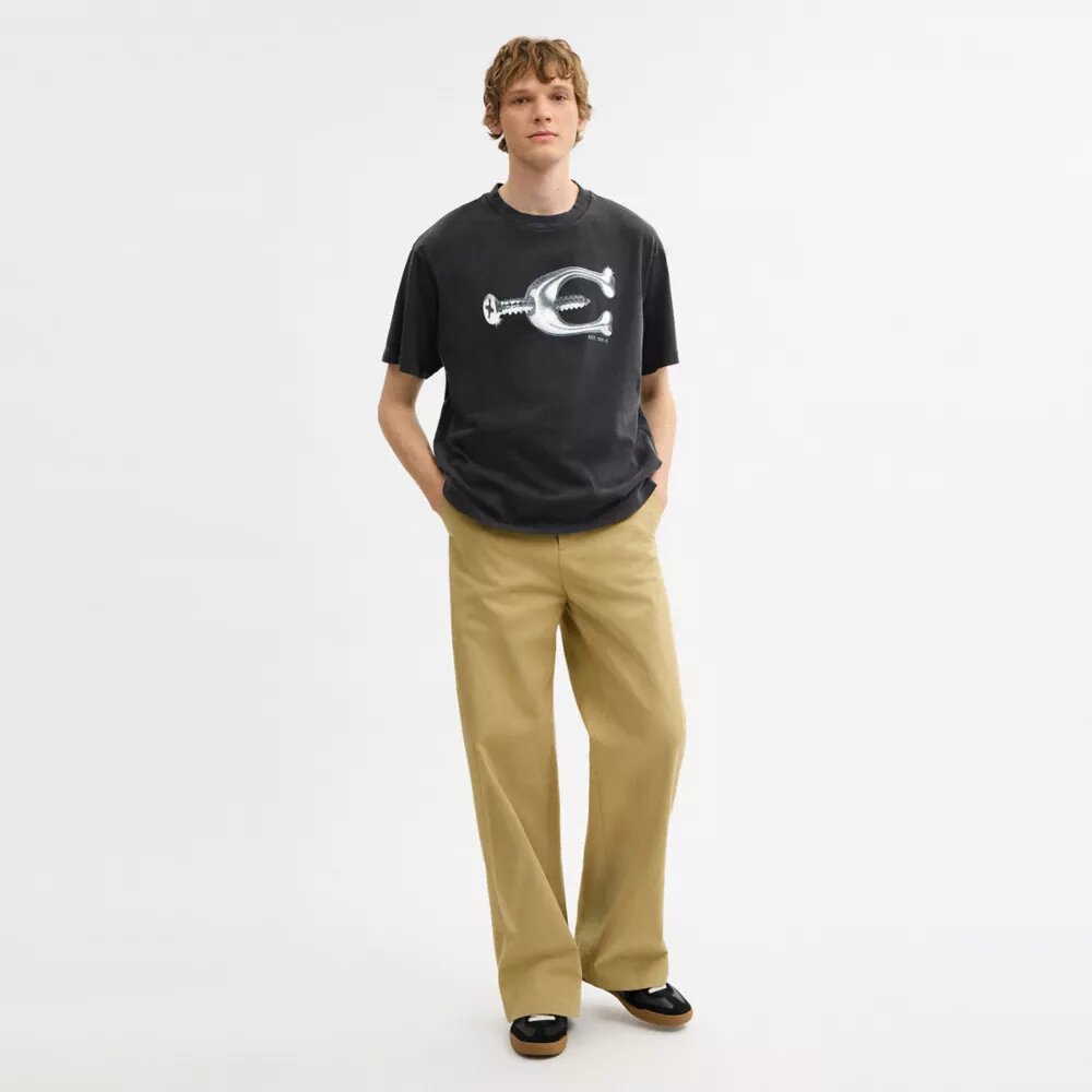 T-shirt dalla vestibilità comoda in cotone biologico