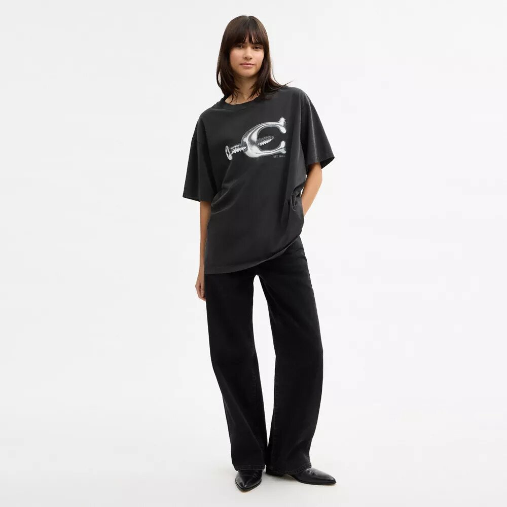 T-shirt dalla vestibilità comoda in cotone biologico