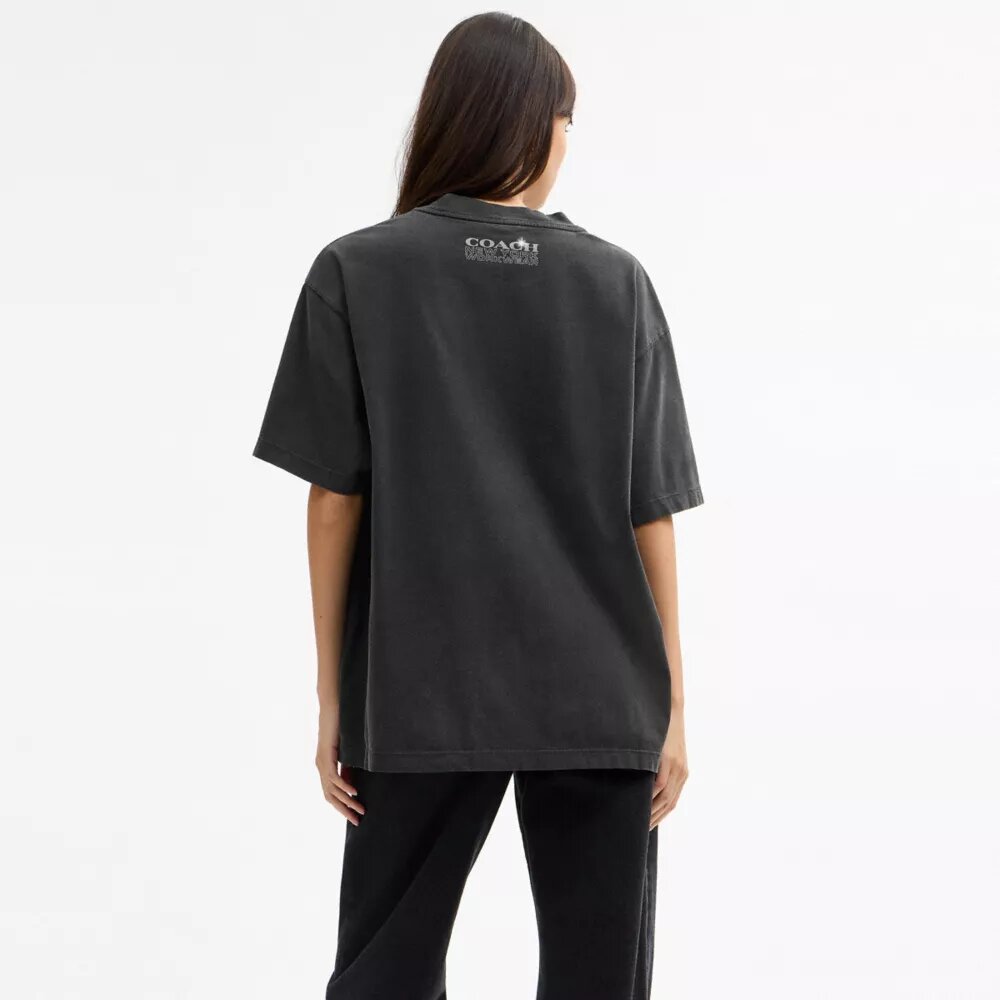 T-shirt dalla vestibilità comoda in cotone biologico