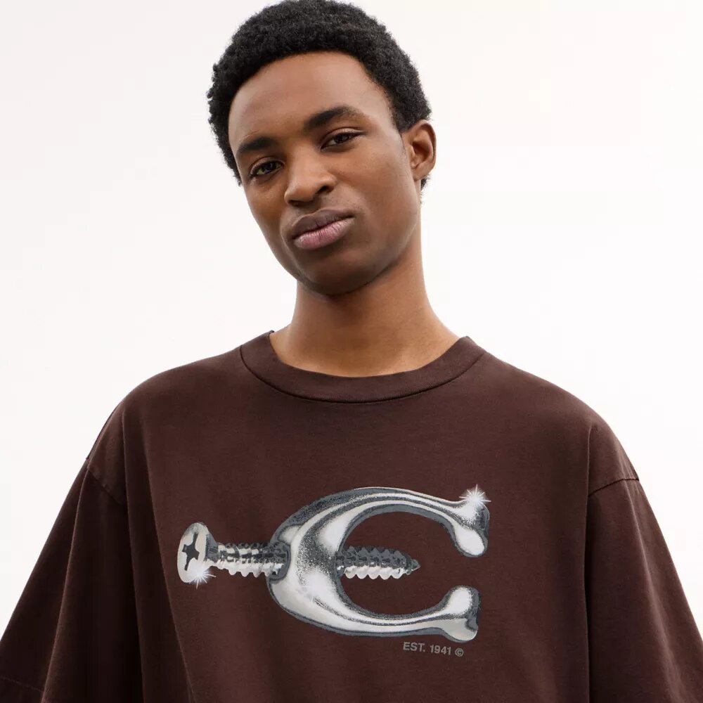 T-shirt dalla vestibilità comoda in cotone biologico