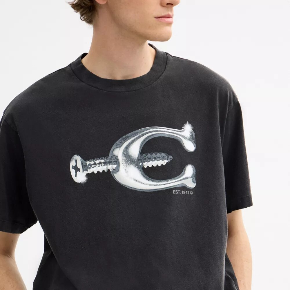 T-shirt dalla vestibilità comoda in cotone biologico