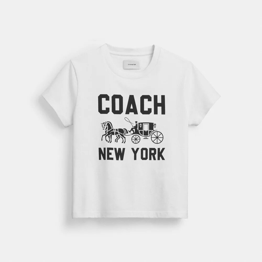 T-shirt Horse and Carriage in cotone biologico