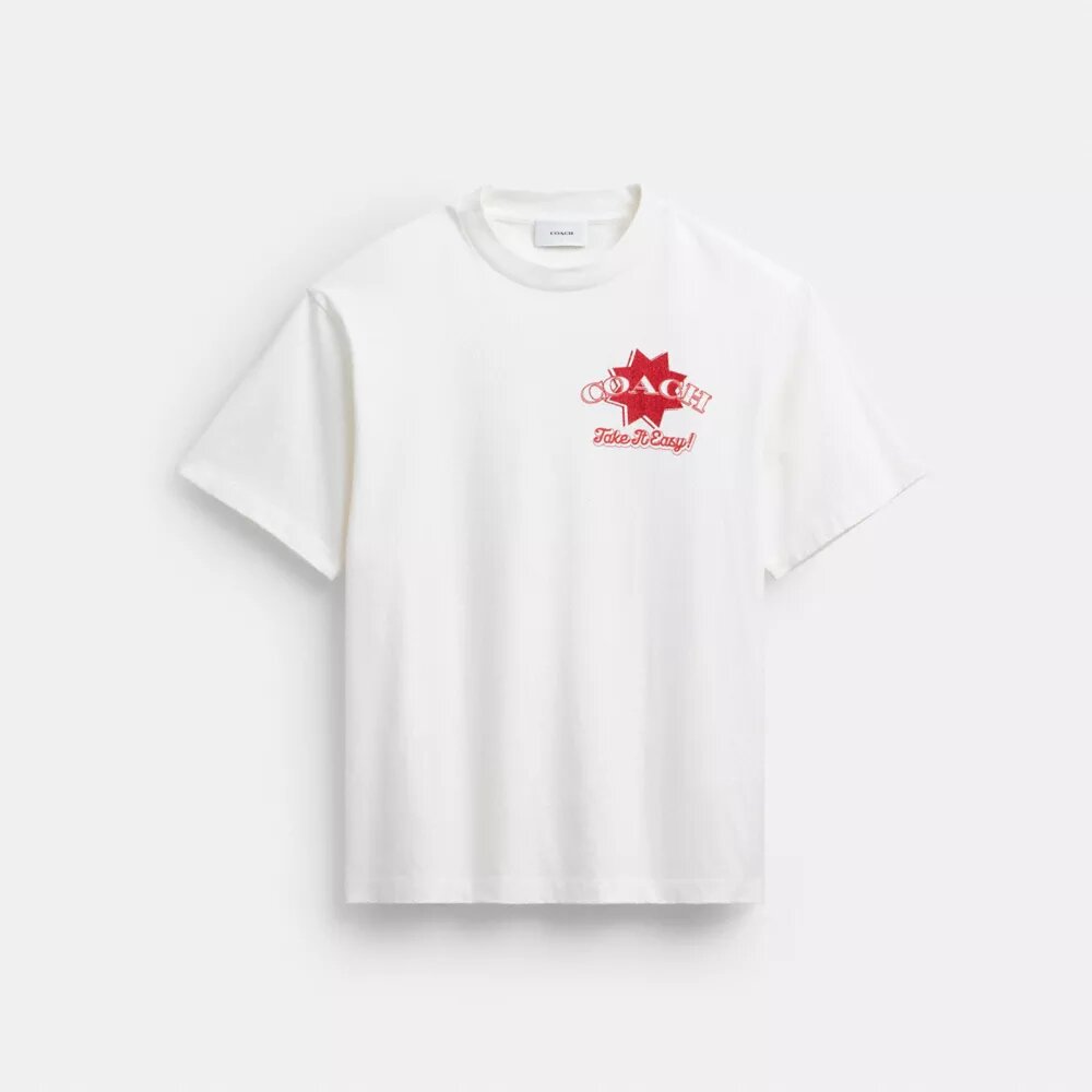 T-shirt Pizza Relaxed in cotone biologico