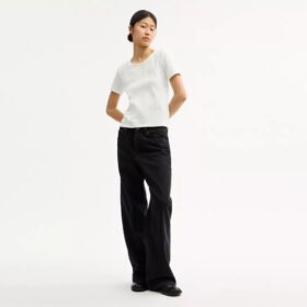 T-shirt Pointelle