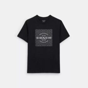 T-shirt Signature Square in cotone biologico