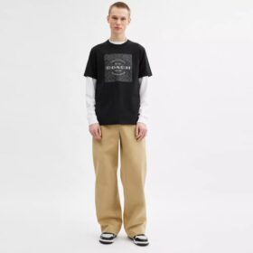 T-shirt Signature Square in cotone biologico