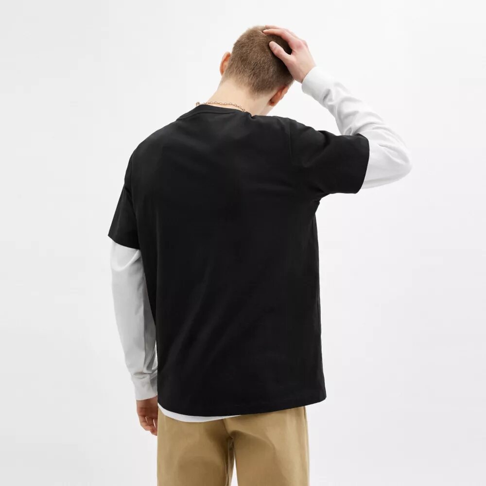 T-shirt Signature Square in cotone biologico