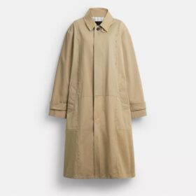 Trench in cotone riciclato