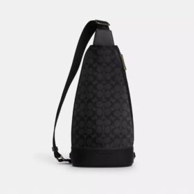 Zaino a tracolla Dominic in Signature Canvas