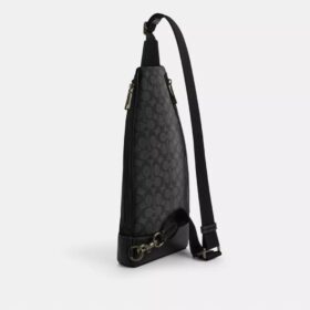 Zaino a tracolla Dominic in Signature Canvas