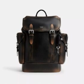 Zaino Hitch in pelle patinata