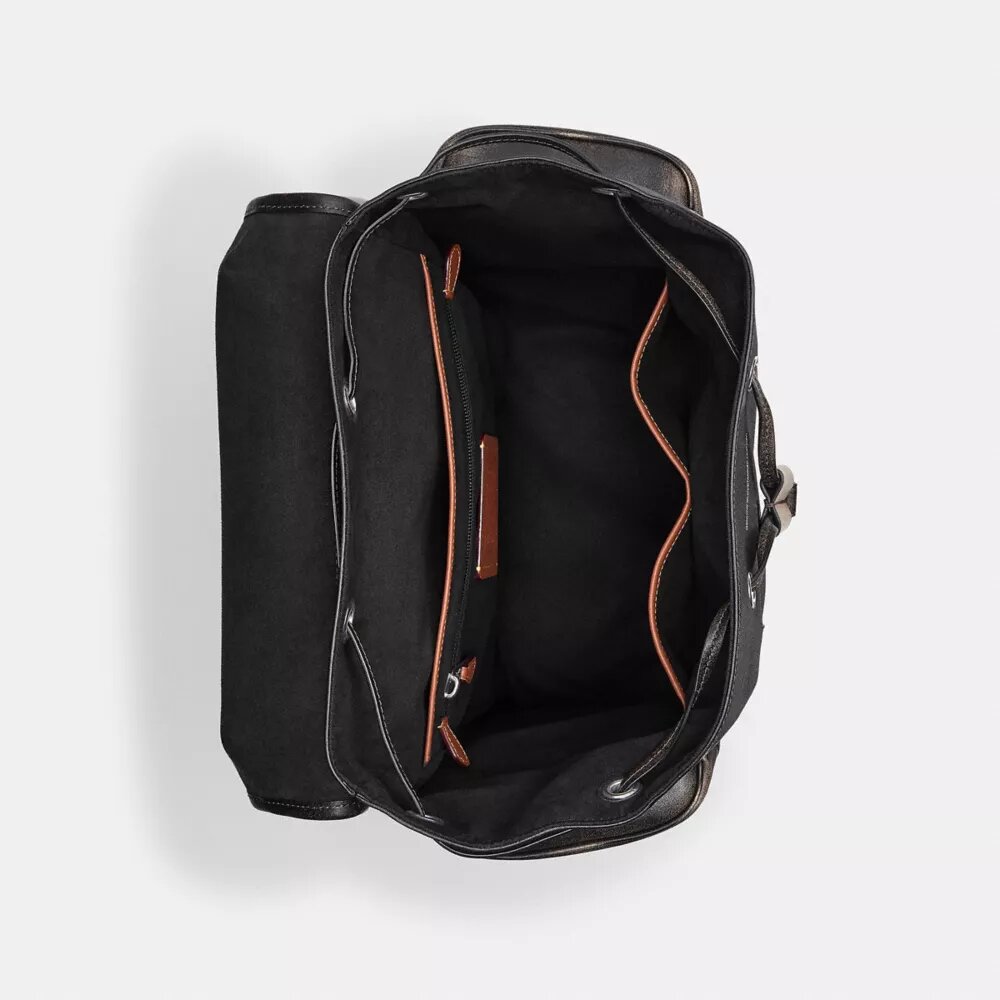 Zaino Hitch in pelle patinata