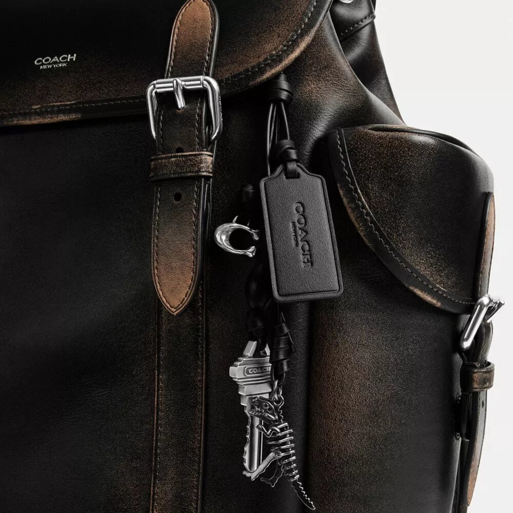 Zaino Hitch in pelle patinata