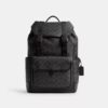 Zaino League con patta in Signature Canvas