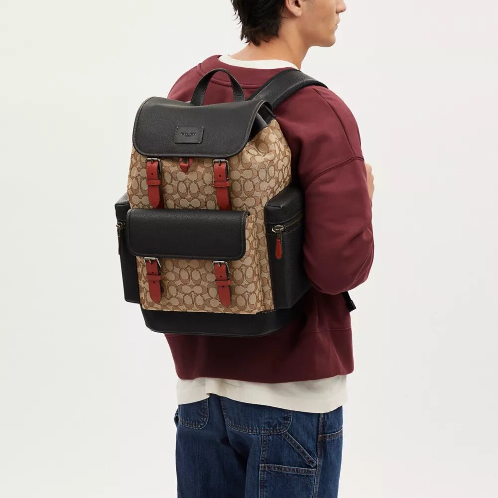 Zaino Sprint in jacquard Signature