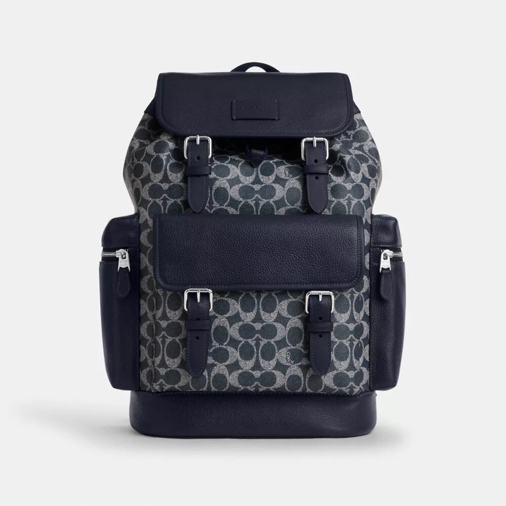 Zaino Sprint in Signature Canvas a blocchi di colore