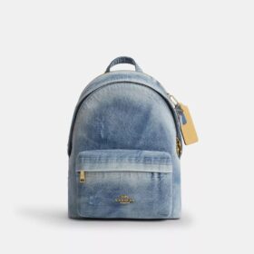 Zaino Taylor in denim effetto vissuto