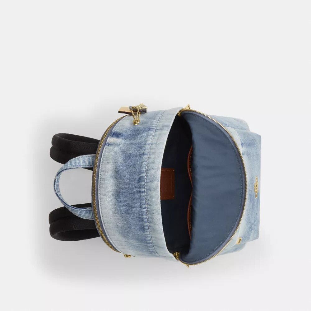 Zaino Taylor in denim effetto vissuto