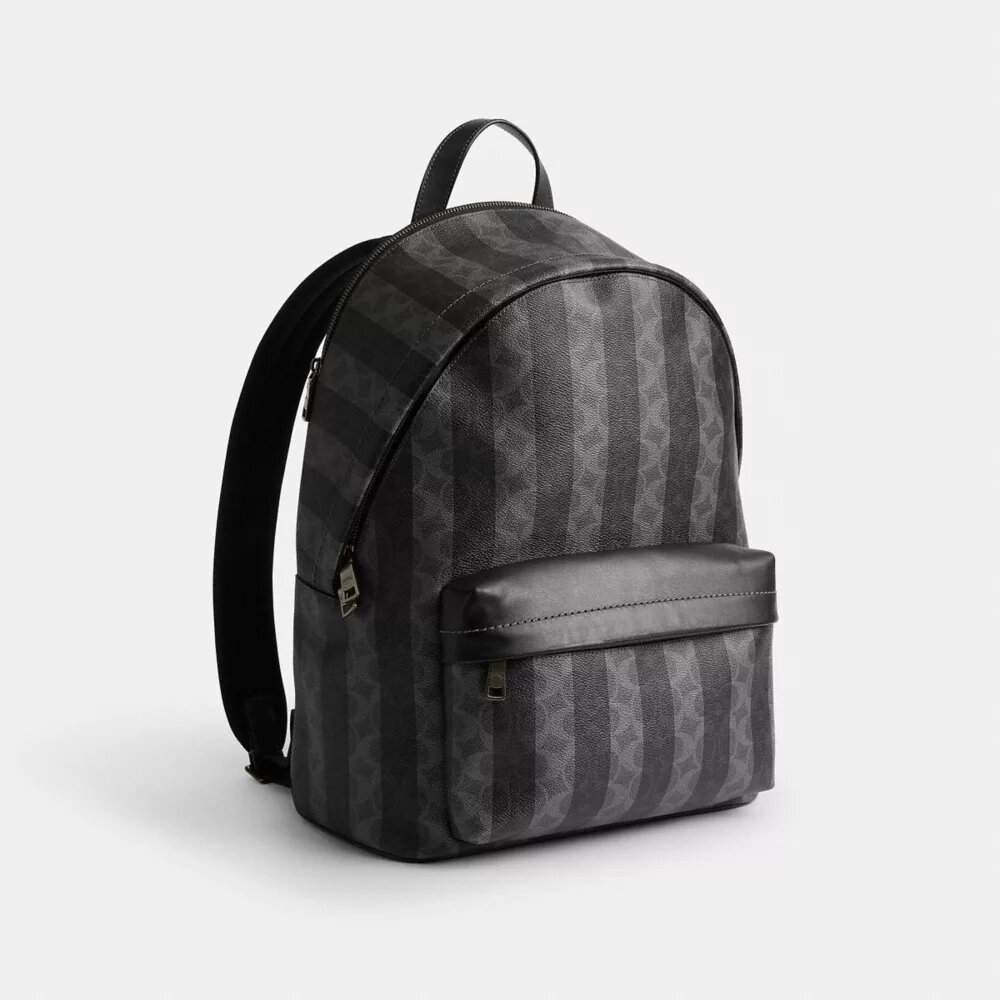 Zaino Taylor in Signature Canvas a righe