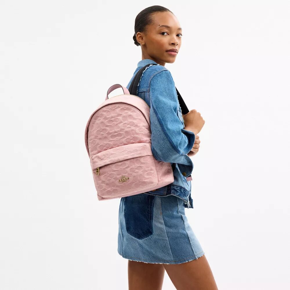 Zaino Taylor Small in denim Signature