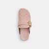 Zoccoli con fibbia d’archivio in tela jacquard Signature Canvas